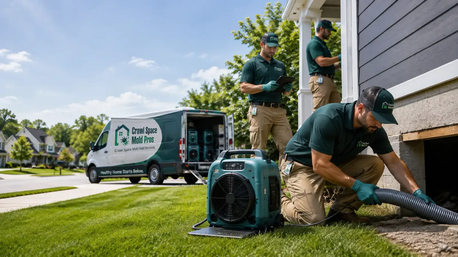Crawl Space Mold Removal in Porterville, CA